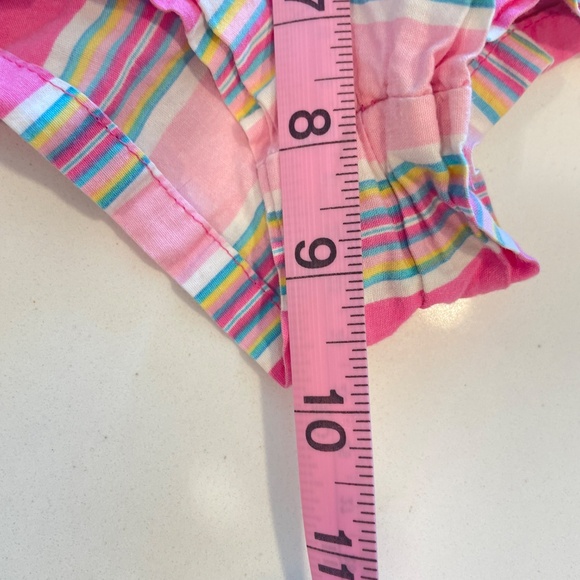 Sweet Tart Y2K Candy-Striped Pink Cotton Lounge PJ Shorts – Size S - Picture 11 of 11